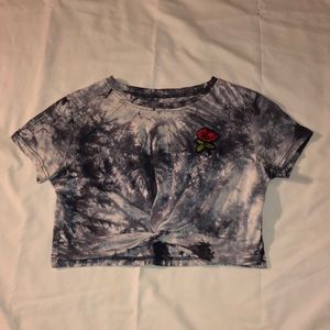 tie dye cropped top💜